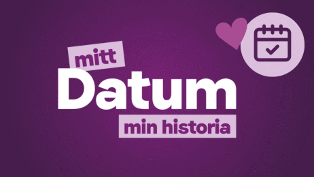 Mitt datum – min historia med hjärta och kalenderikon.